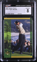 Tiger Woods 2001 Upper Deck DM #124 (CGC 8) at PristineAuction.com