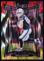 Brock Bowers 2024 Select Prizm Red and Yellow Shock #31 RC at PristineAuction.com