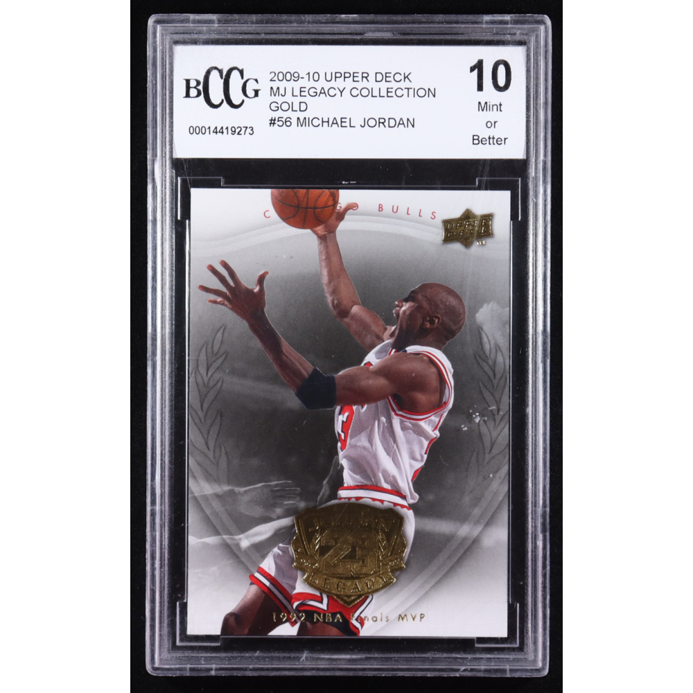 Michael Jordan 2009-10 Upper Deck MJ Legacy Collection Gold #56 (BCCG 10) at PristineAuction.com