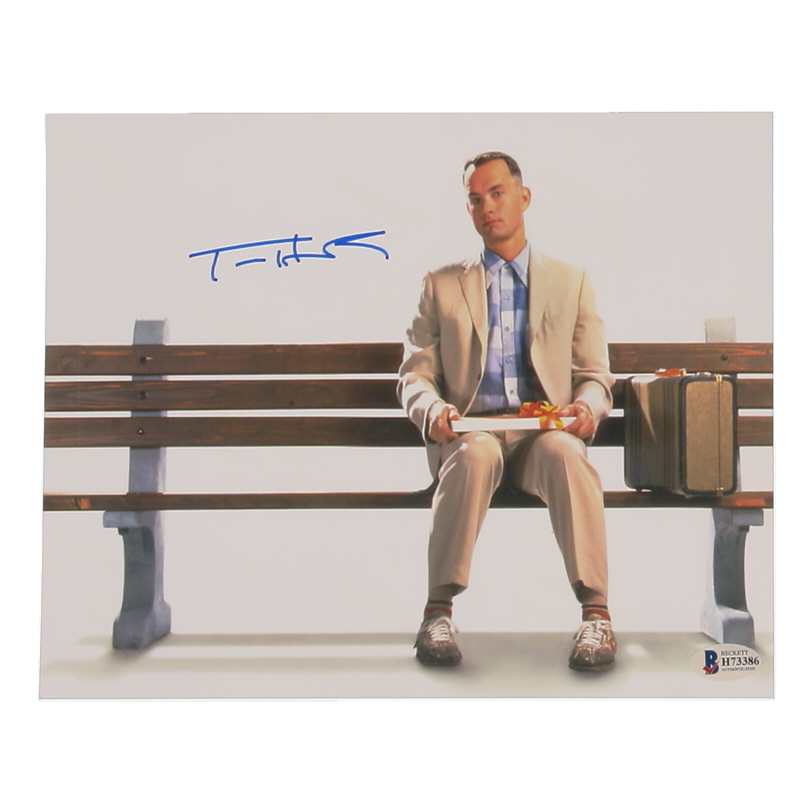 Tom Hanks Signed "Forrest Gump" 8x10 Photo (Beckett) at PristineAuction.com Tom Hanks Signed "Forrest Gump" 8x10 Photo (Beckett) at PristineAuction.com