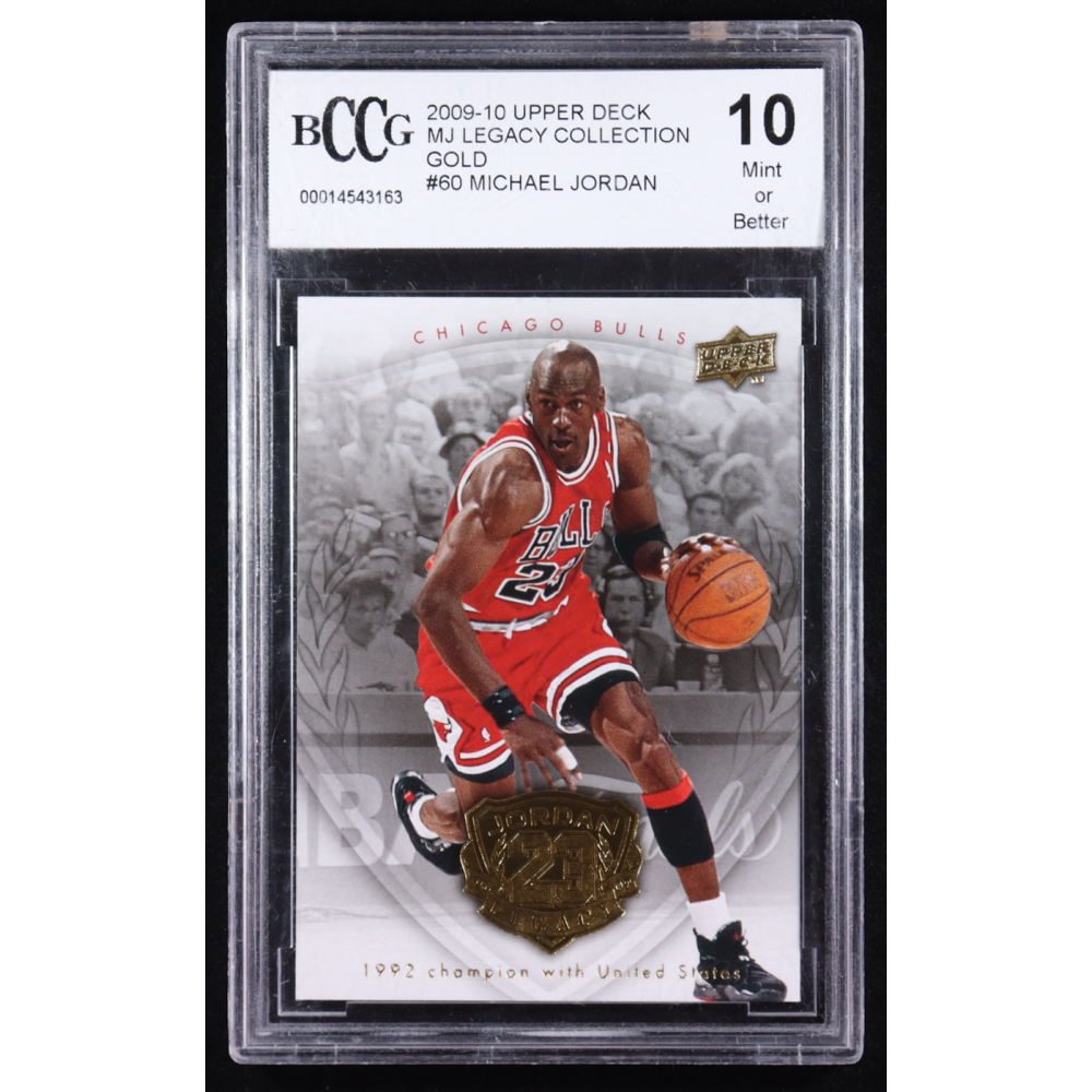 Michael Jordan 2009-10 Upper Deck MJ Legacy Collection Gold #60 (BCCG 10) at PristineAuction.com