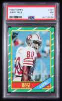 Jerry Rice 1986 Topps #161 RC (PSA 7) at PristineAuction.com