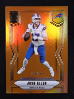 Josh Allen 2025 Elite Status Metallic Orange #33 #724/849 at PristineAuction.com