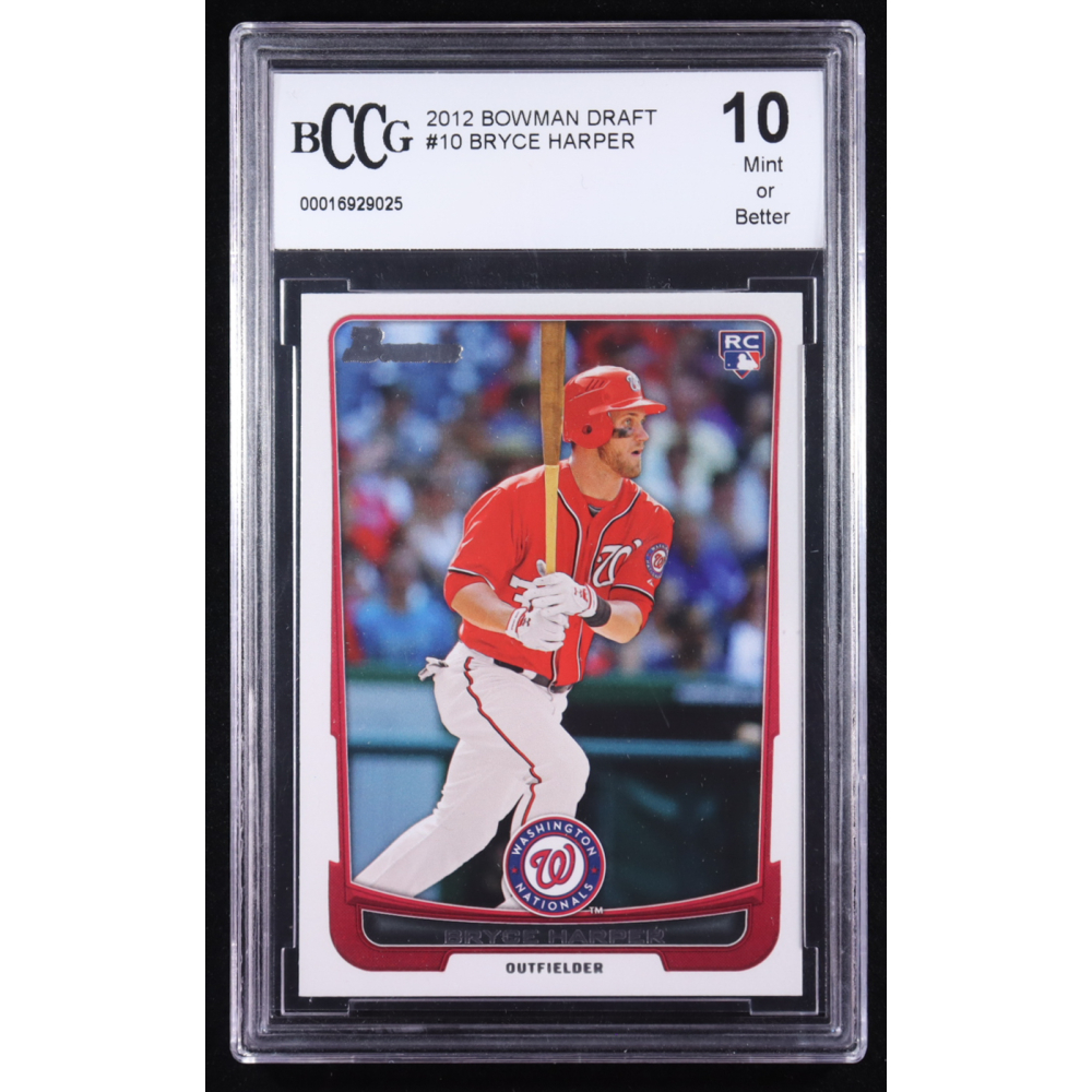 Bryce Harper 2012 Bowman Draft #10 RC (BCCG 10) at PristineAuction.com
