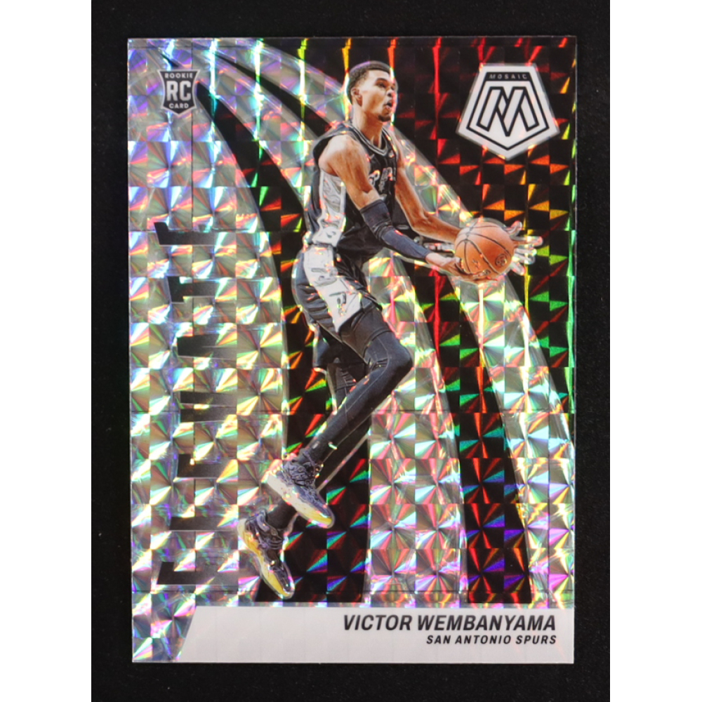 Victor Wembanyama 2023-24 Panini Mosaic Elevate Mosaic #18 RC at PristineAuction.com