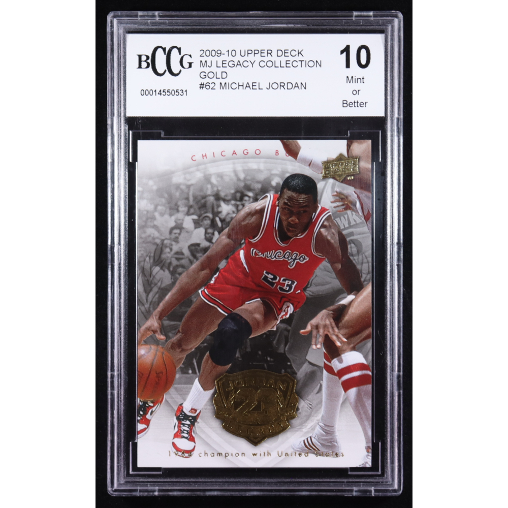Michael Jordan 2009-10 Upper Deck MJ Legacy Collection Gold #62 (BCCG 10) at PristineAuction.com