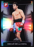 Oscar De La Hoya 2025 Leaf Metal Pristine Auction Collection Prismatic Silver #398 #12/50 at PristineAuction.com