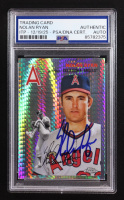Nolan Ryan Signed 2023 Topps Chrome Platinum Anniversary Prism Refractors #482 (PSA | Autograph Graded Authentic) at PristineAuction.com