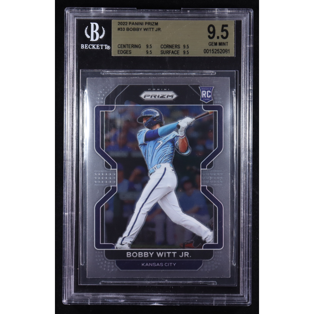Bobby Witt Jr. 2022 Panini Prizm #33 RC (BGS 9.5) at PristineAuction.com