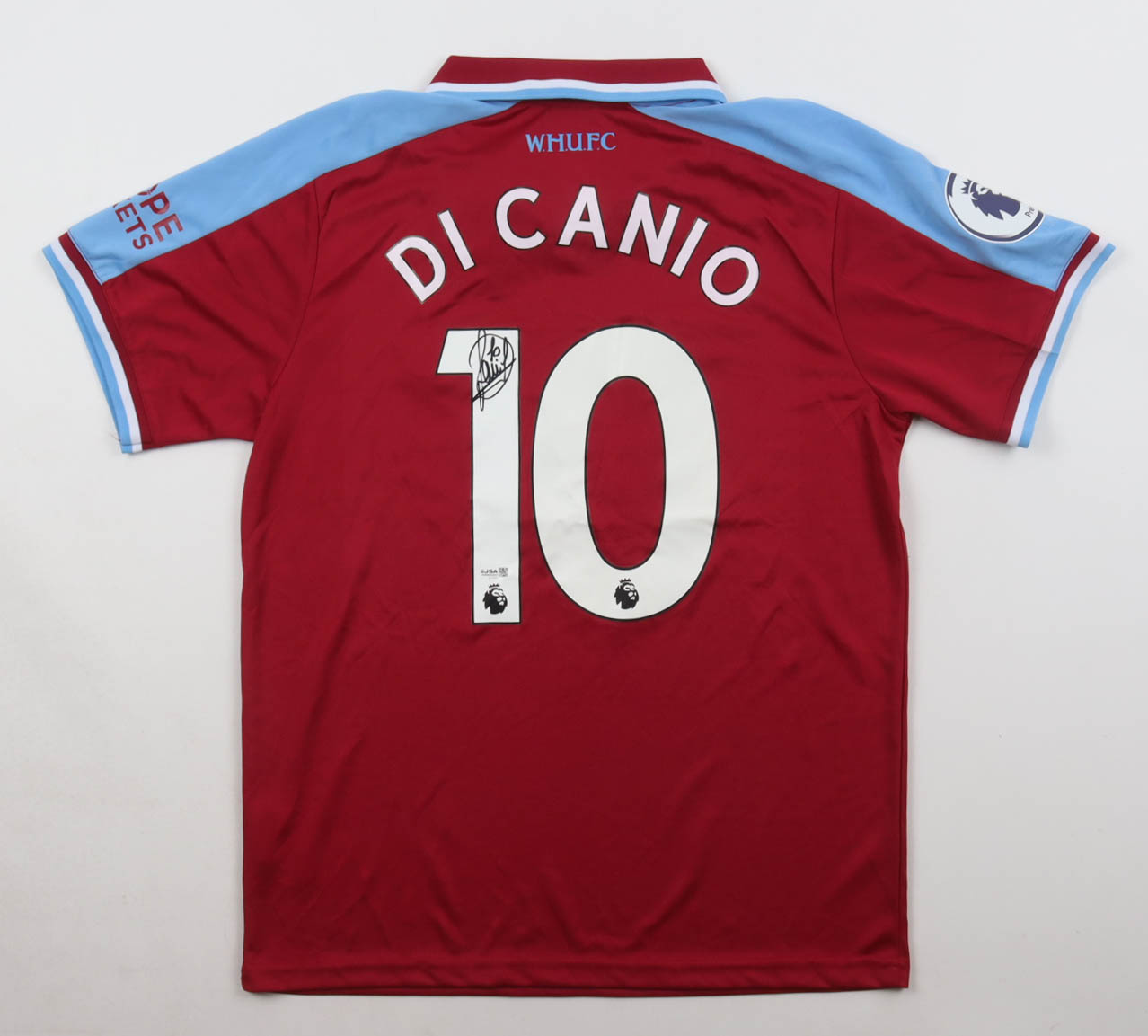 Paolo Di Canio Signed West Ham United F.C. Umbro Authentic Jersey (JSA) at PristineAuction.com Paolo Di Canio Signed West Ham United F.C. Umbro Authentic Jersey (JSA) at PristineAuction.com