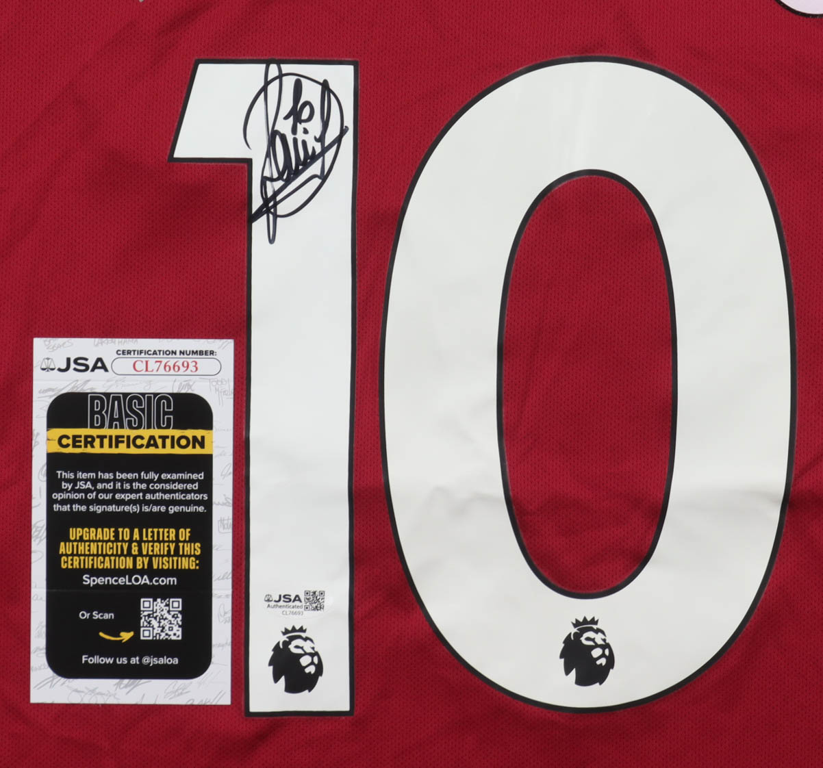 Paolo Di Canio Signed West Ham United F.C. Umbro Authentic Jersey (JSA) at PristineAuction.com Paolo Di Canio Signed West Ham United F.C. Umbro Authentic Jersey (JSA) at PristineAuction.com