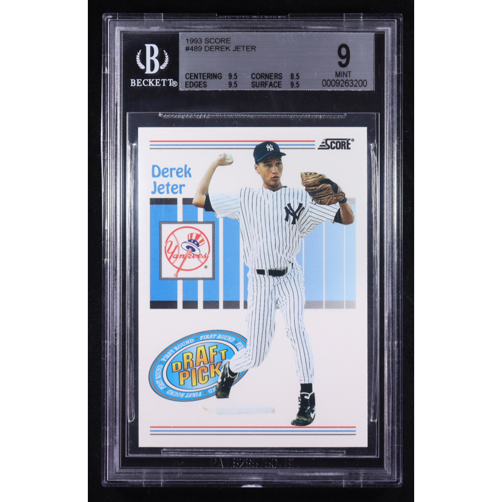 Derek Jeter 1993 Score #489 RC (BGS 9) at PristineAuction.com