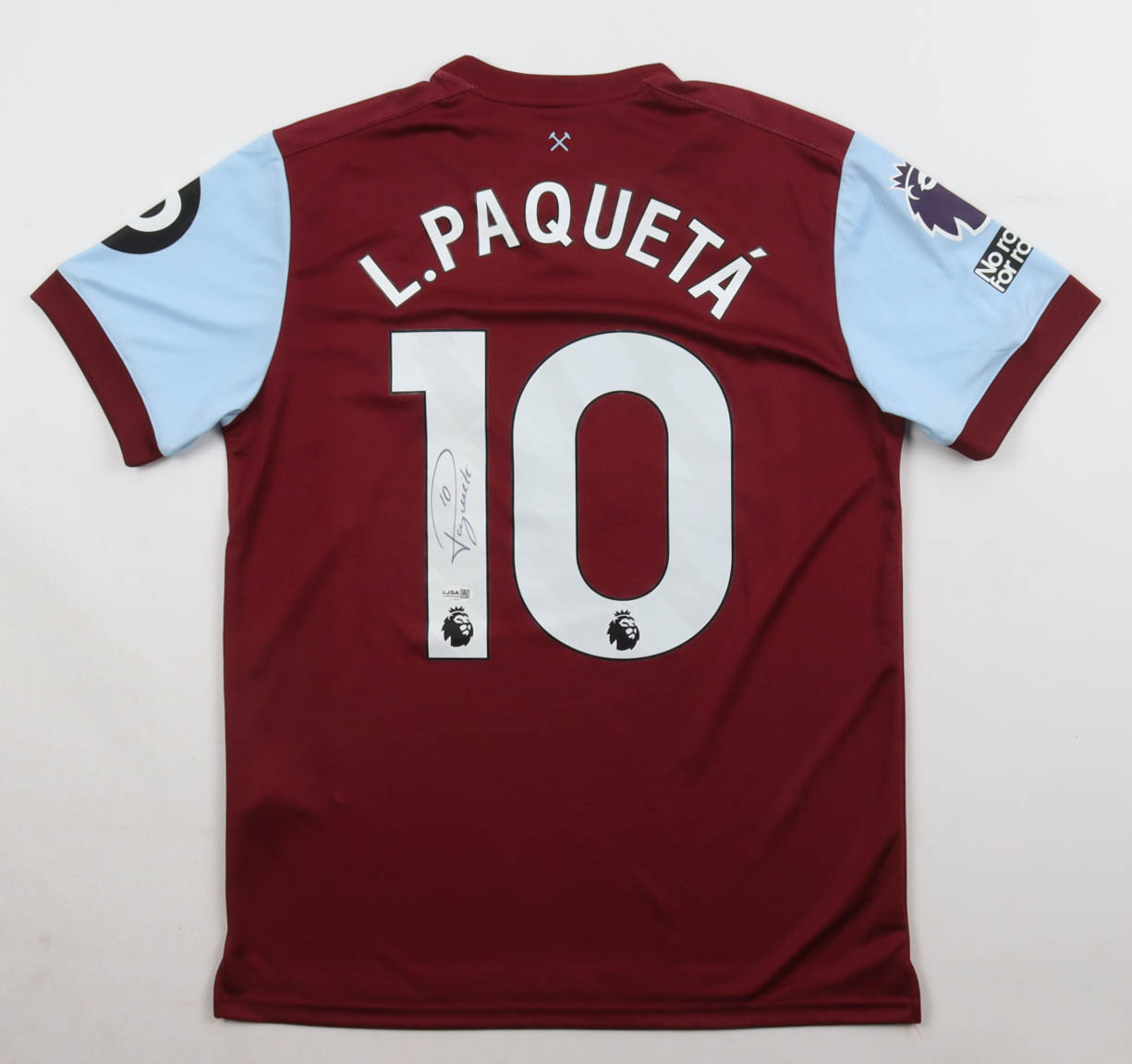 Lucas Paqueta Signed West Ham United F.C Umbro Authentic Jersey (JSA) at PristineAuction.com Lucas Paqueta Signed West Ham United F.C Umbro Authentic Jersey (JSA) at PristineAuction.com