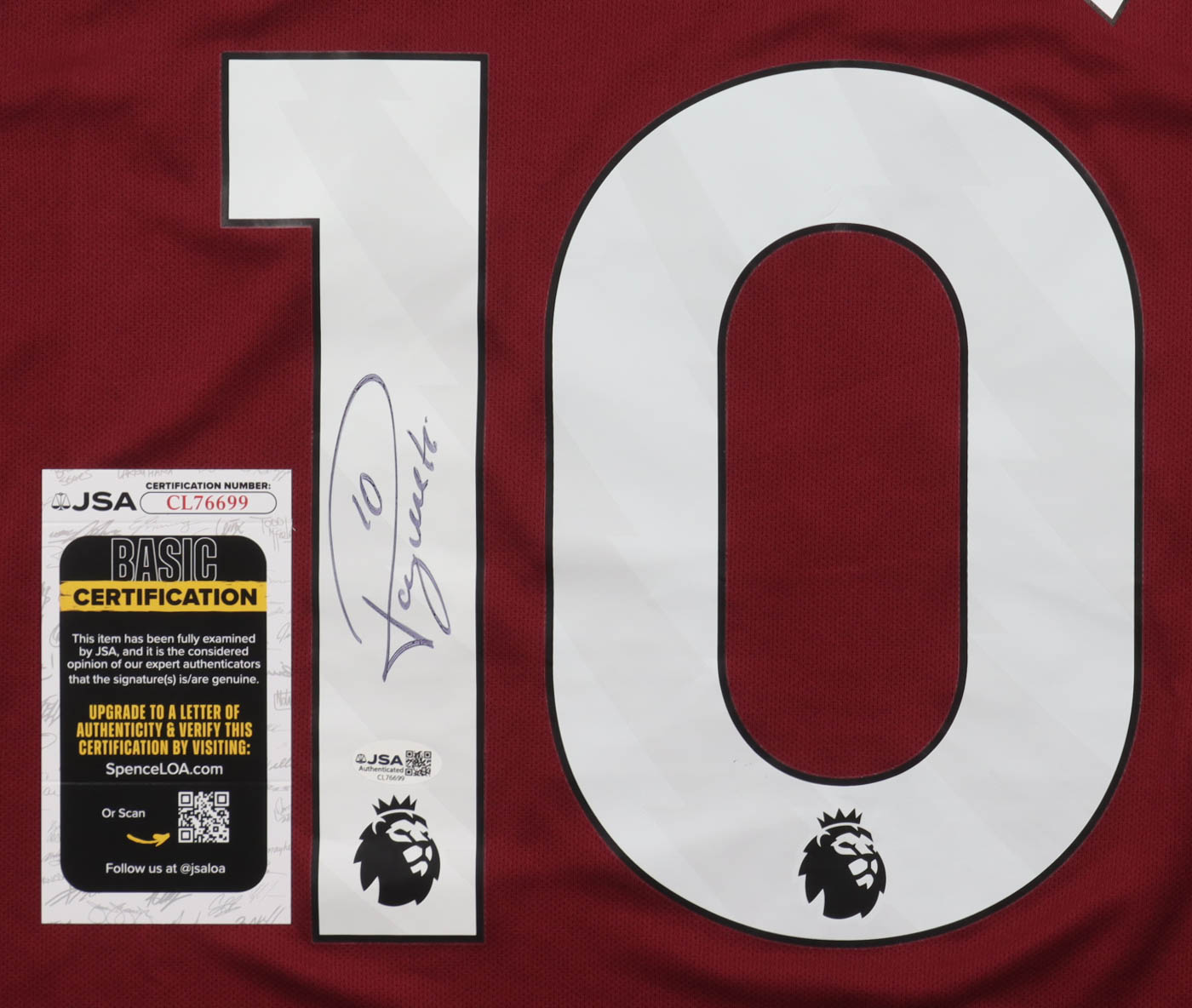 Lucas Paqueta Signed West Ham United F.C Umbro Authentic Jersey (JSA) at PristineAuction.com Lucas Paqueta Signed West Ham United F.C Umbro Authentic Jersey (JSA) at PristineAuction.com