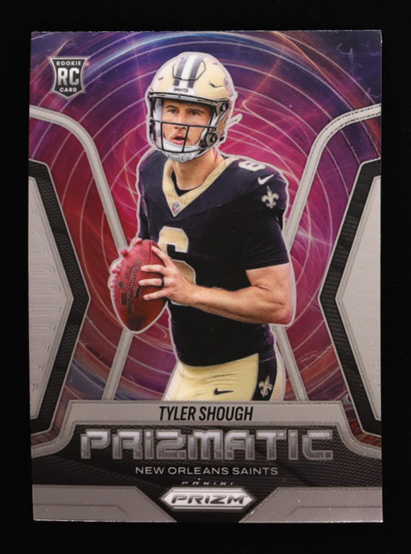 Tyler Shough 2025 Panini Prizm Prizmatic #16 RC at PristineAuction.com Tyler Shough 2025 Panini Prizm Prizmatic #16 RC at PristineAuction.com
