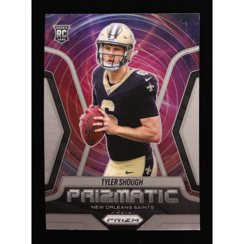 Tyler Shough 2025 Panini Prizm Prizmatic #16 RC at PristineAuction.com