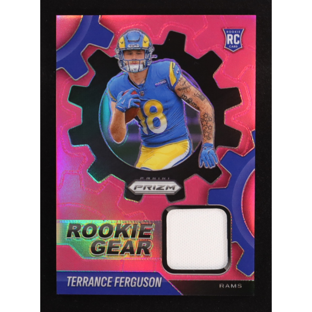Terrance Ferguson 2025 Panini Prizm Rookie Gear Pink #31 RC at PristineAuction.com