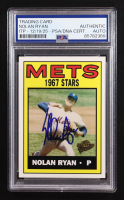Nolan Ryan Signed 2005 Topps All-Time Fan Favorites #27 (PSA | Autograph Graded Authentic) at PristineAuction.com