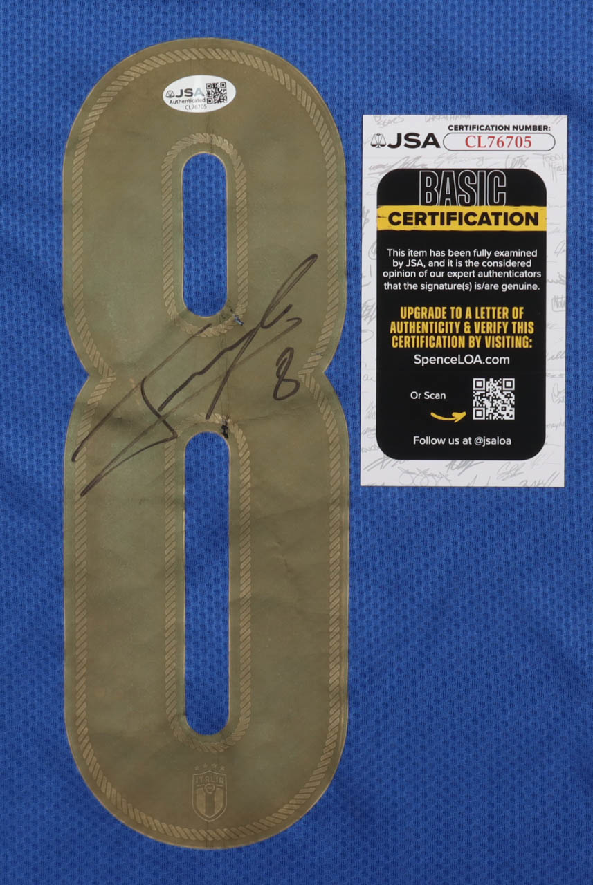 Jorginho Signed Italy Puma Authentic Jersey (JSA) at PristineAuction.com Jorginho Signed Italy Puma Authentic Jersey (JSA) at PristineAuction.com