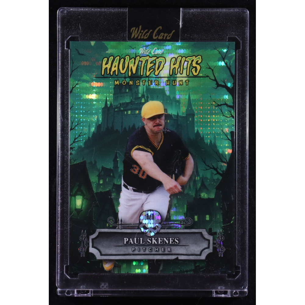 Paul Skenes 2025 Wild Card Haunted Hits Monster Hunt #HHCC-PS #1/1 at PristineAuction.com