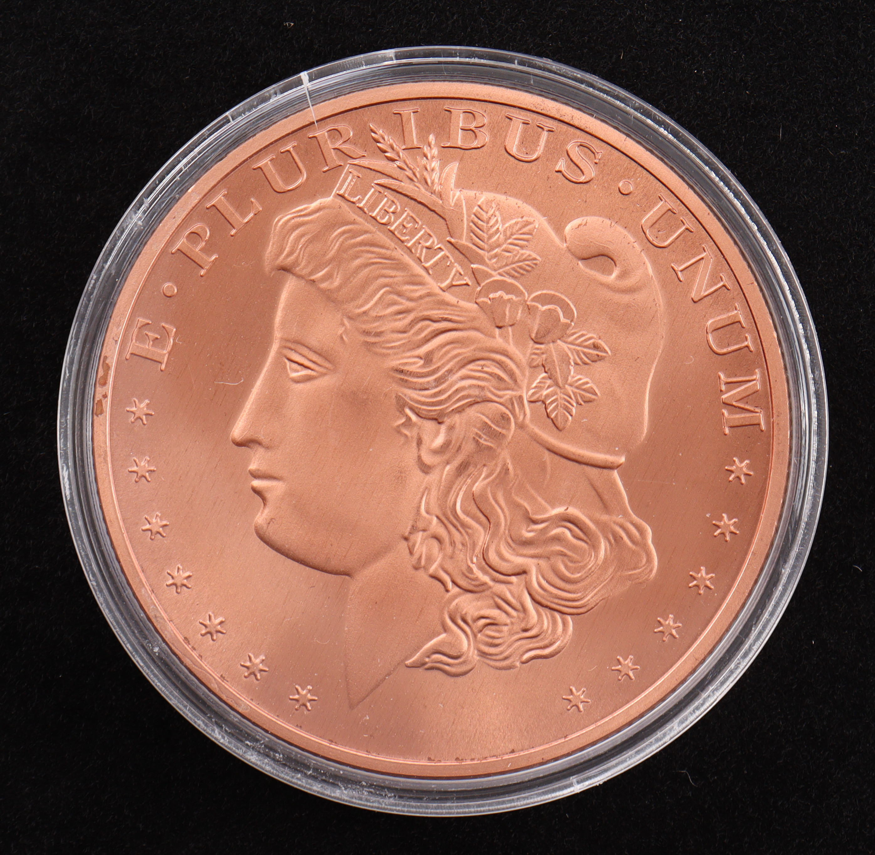 Morgan $1 Dollar - 1 Ounce .999 Fine Copper Bullion Round at PristineAuction.com Morgan $1 Dollar - 1 Ounce .999 Fine Copper Bullion Round at PristineAuction.com