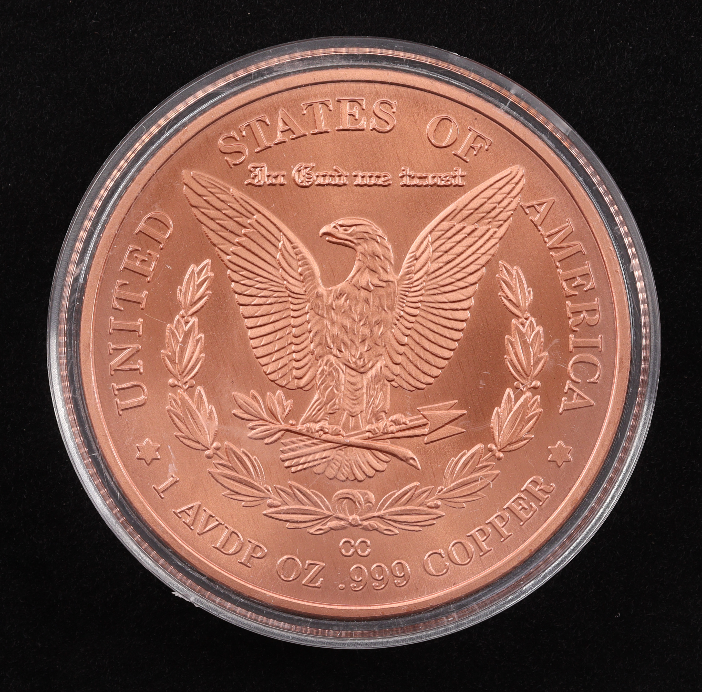 Morgan $1 Dollar - 1 Ounce .999 Fine Copper Bullion Round at PristineAuction.com Morgan $1 Dollar - 1 Ounce .999 Fine Copper Bullion Round at PristineAuction.com