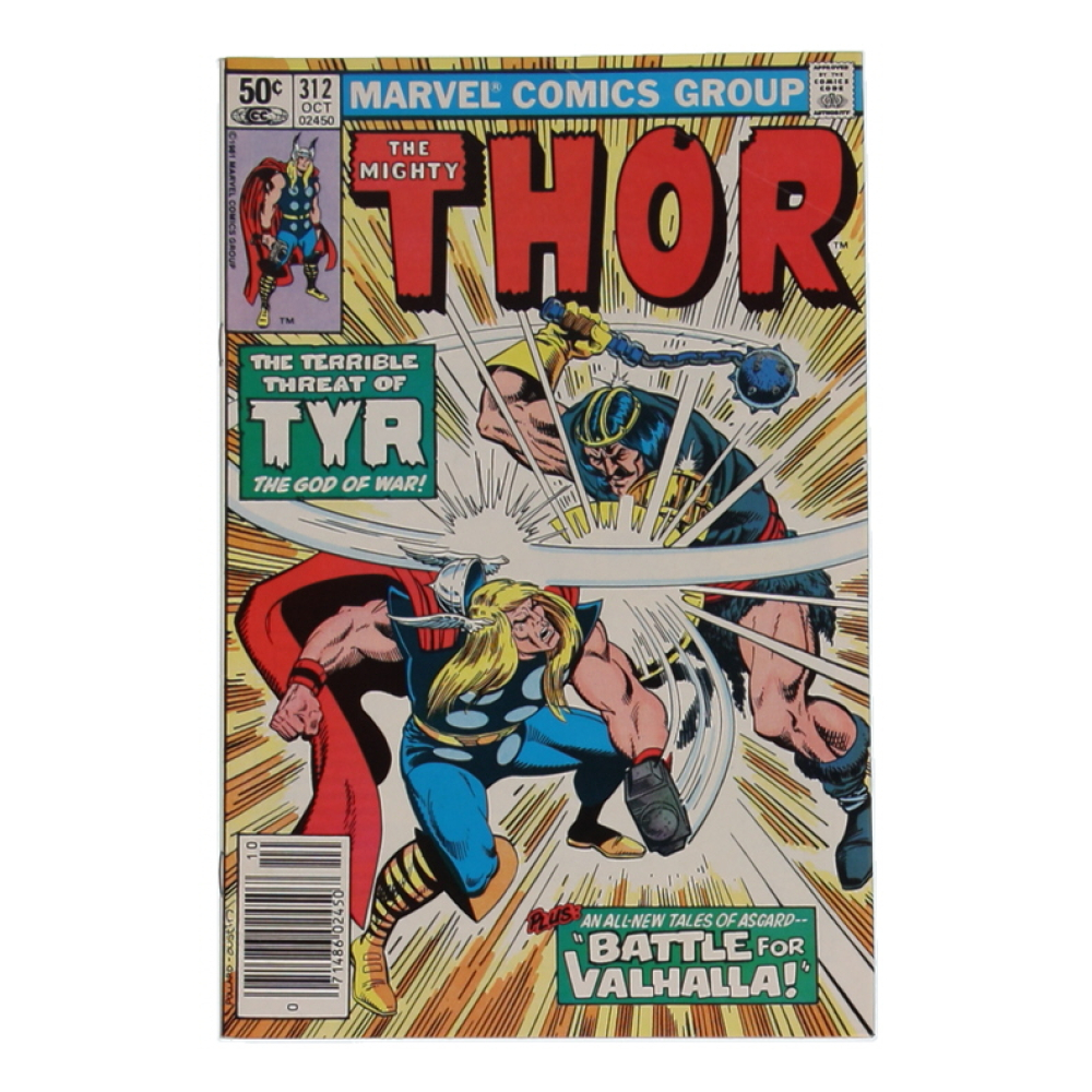 1981 "The Mighty Thor" #312 Marvel Comic Book at PristineAuction.com