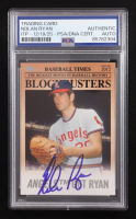 Nolan Ryan Signed 2012 Topps Update Blockbusters #BB9 (PSA | Autograph Graded Authentic) at PristineAuction.com