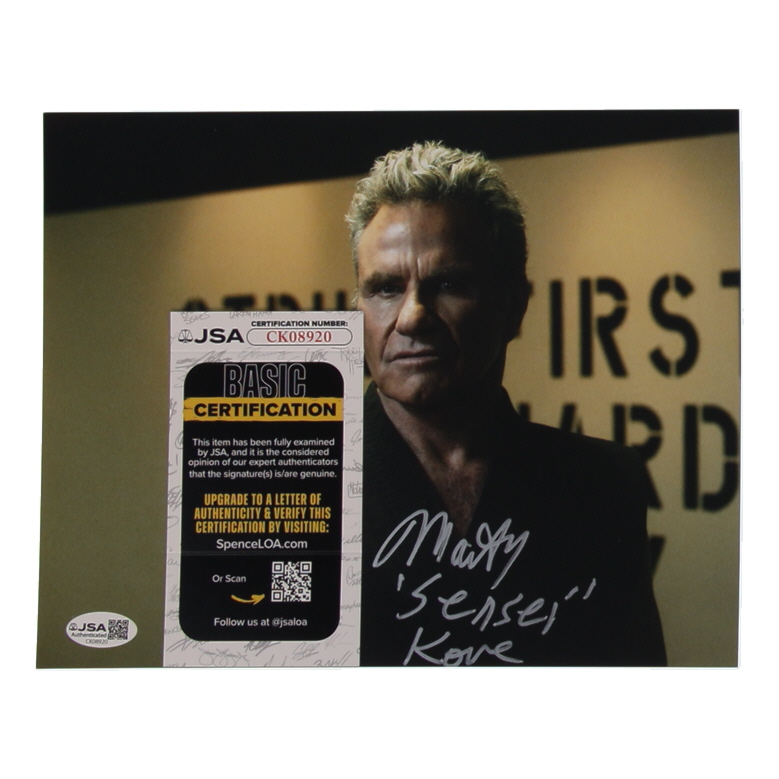 Martin Kove Signed "The Karate Kid" 8x10 Photo Inscribed "Sensei" (JSA) at PristineAuction.com Martin Kove Signed "The Karate Kid" 8x10 Photo Inscribed "Sensei" (JSA) at PristineAuction.com