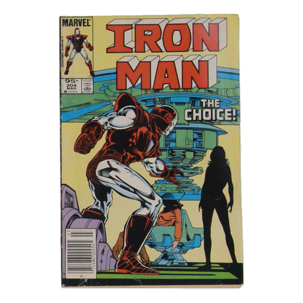 1986 "Iron Man" #204 Marvel Comic Book at PristineAuction.com