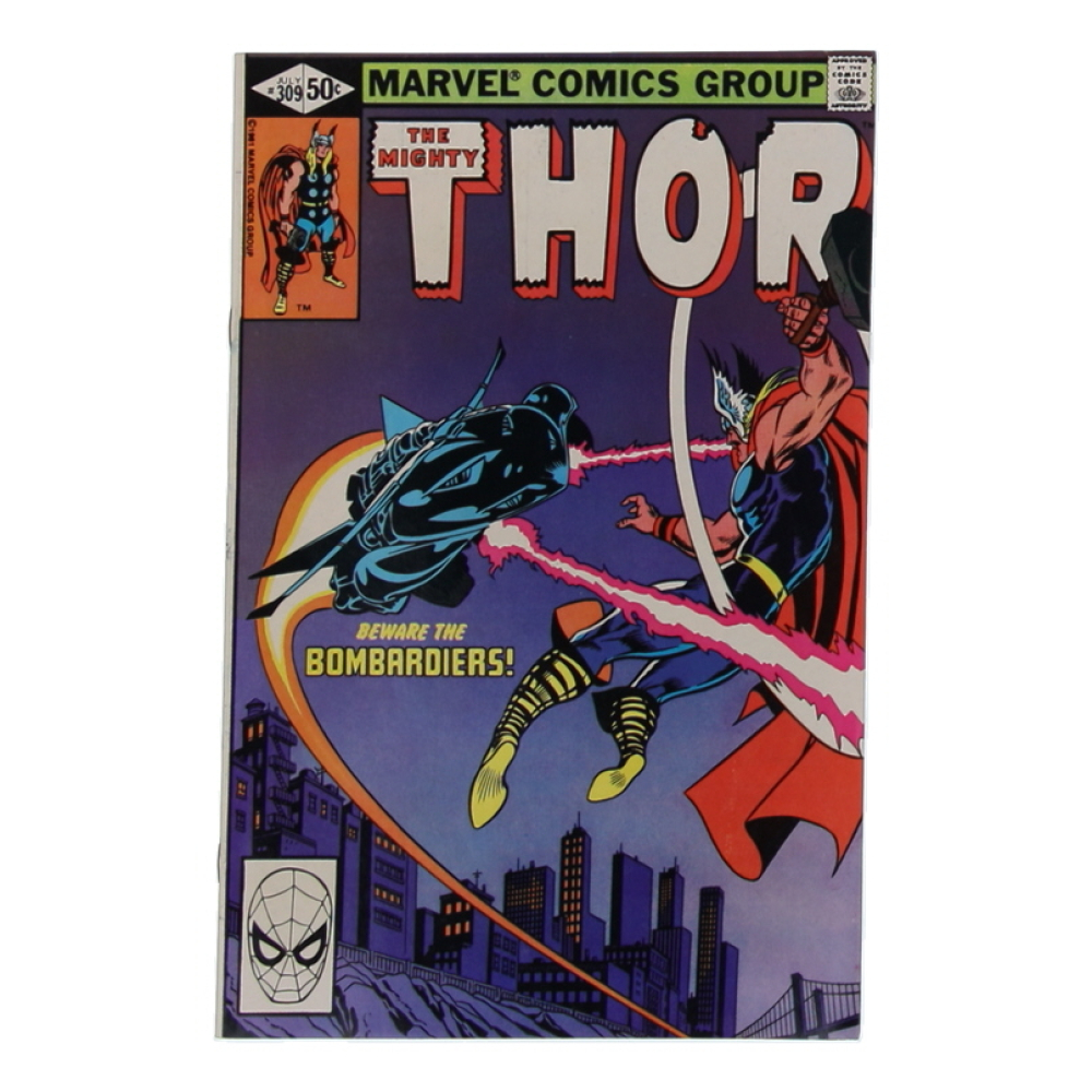1981 "The Mighty Thor" #309 Marvel Comic Book at PristineAuction.com