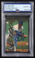 Nolan Ryan Signed 1995 Assets Gold Phone Cards $1,000 (PSA | Auto Grade 10) at PristineAuction.com
