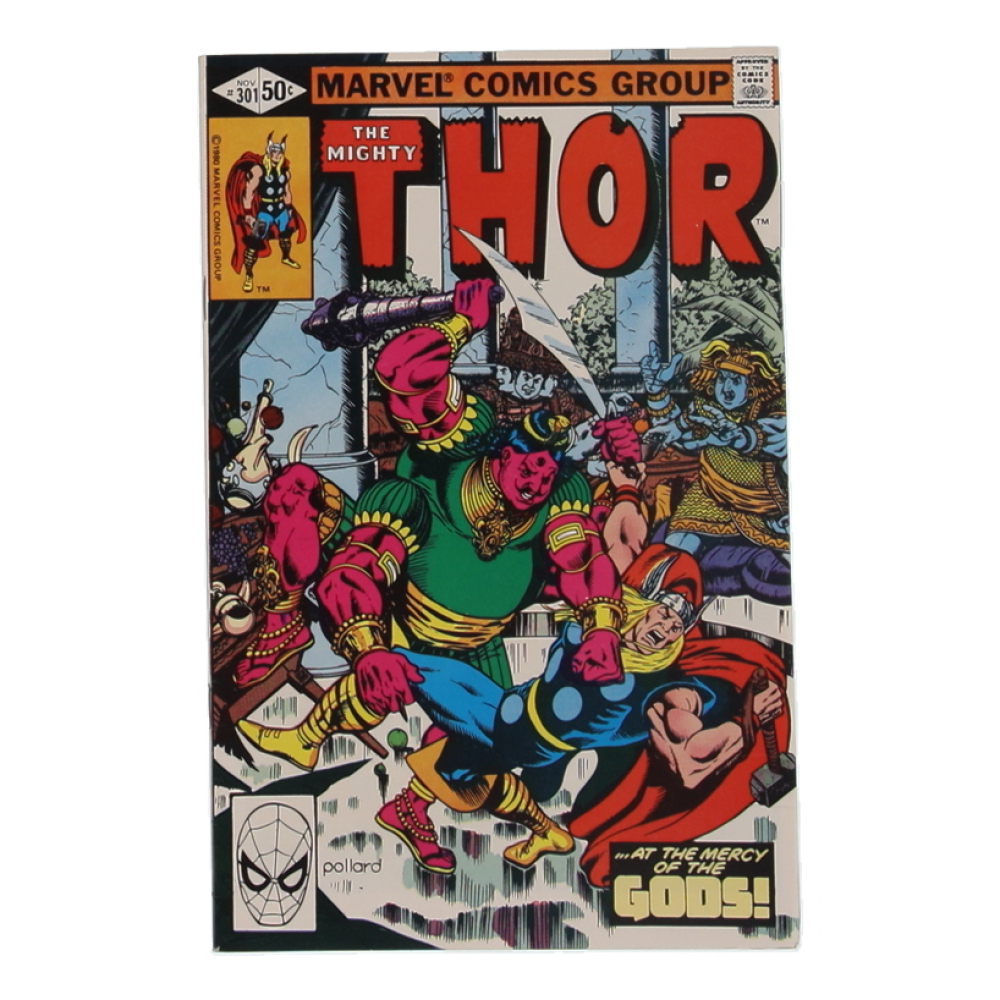 1980 "The Mighty Thor" #301 Marvel Comic Book at PristineAuction.com
