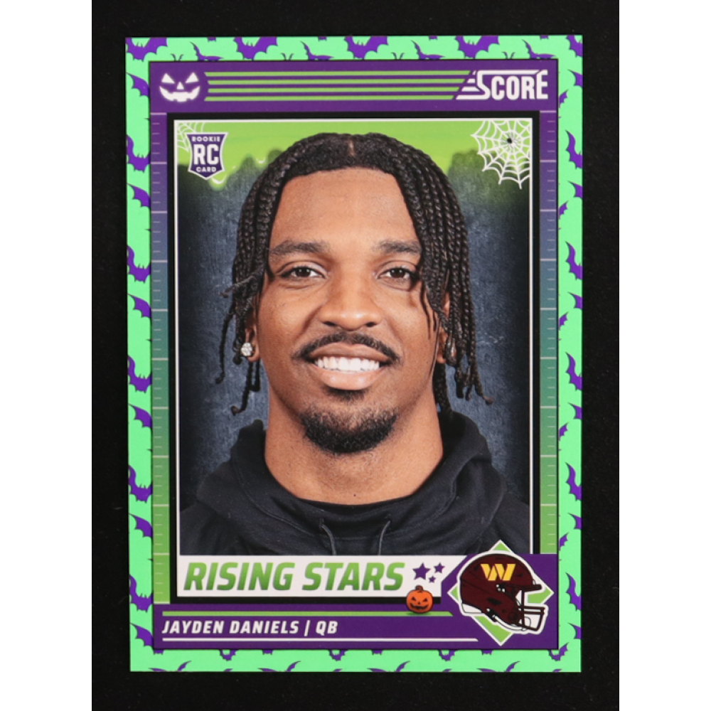 Jayden Daniels 2024 Score Halloween Rising Stars Bats #26 RC at PristineAuction.com