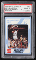 Michael Jordan 1989-90 North Carolina Collegiate Collection #15 (PSA 9) at PristineAuction.com