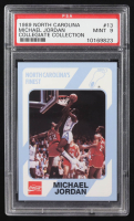 Michael Jordan 1989-90 North Carolina Collegiate Collection #13 (PSA 9) at PristineAuction.com