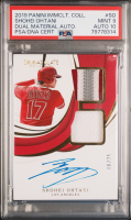 Shohei Ohtani 2019 Panini Immaculate Collection Dual Material Auto #SO #16/25 (PSA 9 | Autograph Graded PSA 10) at PristineAuction.com