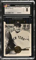 Lou Gehrig 2001 Upper Deck Hall Of Famers #48 (CGC 8) at PristineAuction.com
