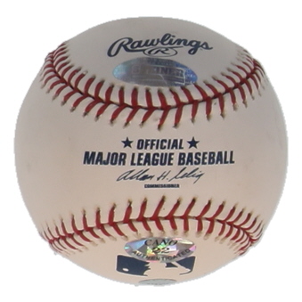 Robinson Cano Signed LE First HR at New Yankee Stadium Commemorative OML Baseball (MLB & Steiner) at PristineAuction.com Robinson Cano Signed LE First HR at New Yankee Stadium Commemorative OML Baseball (MLB & Steiner) at PristineAuction.com