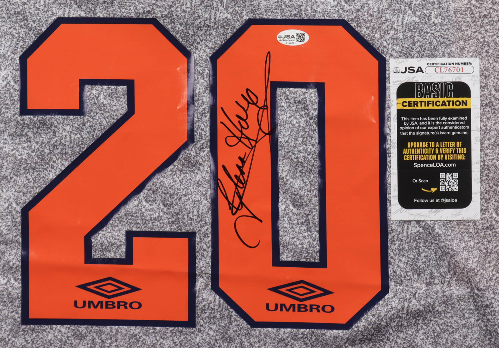 Glenn Hoddle Signed Chelsea F.C. Umbro Authentic Jersey (JSA) at PristineAuction.com Glenn Hoddle Signed Chelsea F.C. Umbro Authentic Jersey (JSA) at PristineAuction.com