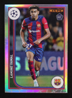 Lamine Yamal 2023-24 Merlin UEFA Club Competitions Refractors #27 RC at PristineAuction.com