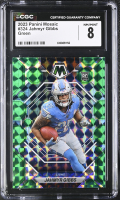 Jahmyr Gibbs 2023 Panini Mosaic Mosaic Green #324 RC (CGC 8) at PristineAuction.com
