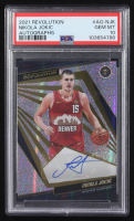 Nikola Jokic 2021-22 Panini Revolution Autographs #AG-NJK (PSA 10) at PristineAuction.com