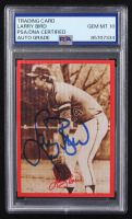 Larry Bird Signed 1994 Ted Williams Red #LP1B (PSA | Auto Grade 10) at PristineAuction.com