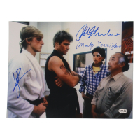 Ralph Macchio, Martin Kove & William Zabka Signed "The Karate Kid" 11x14 Photo Inscribed "Sensei" (JSA) at PristineAuction.com