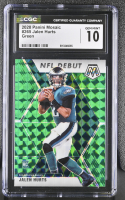 Jalen Hurts 2020 Panini Mosaic Green #265 RC (CGC 10) at PristineAuction.com