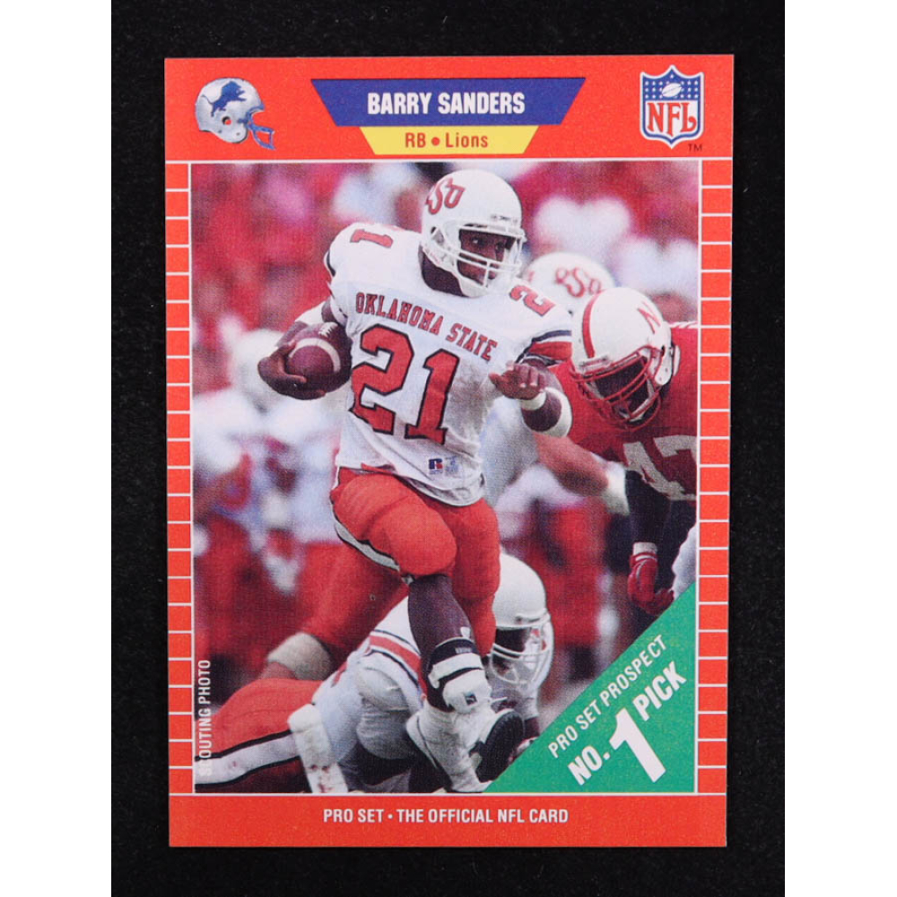 Barry Sanders 1989 Pro Set #494 RC at PristineAuction.com