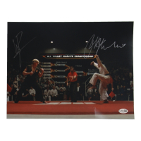 Ralph Macchio & William Zabka Signed "The Karate Kid" 11x14 Photo (JSA) at PristineAuction.com