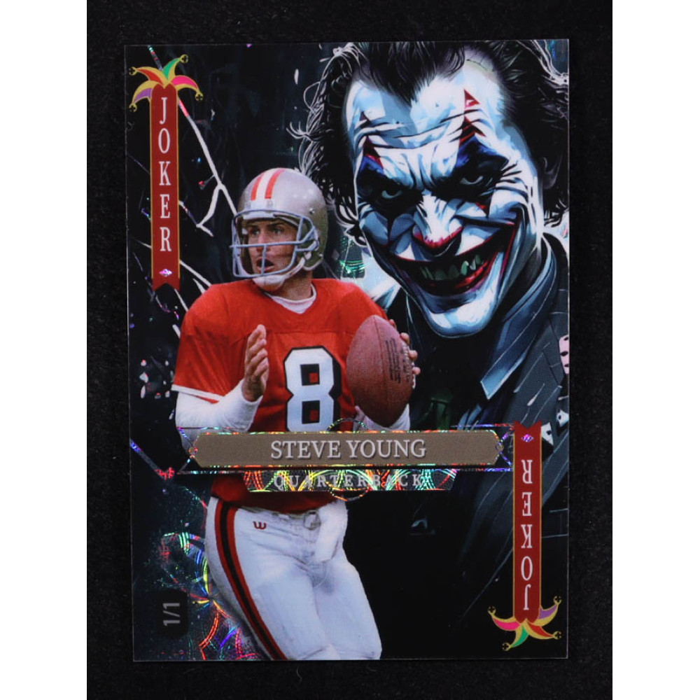 Steve Young 2025 Wild Card Jokers Wild Scope #SDJWM-SYNF01 #1/1 at PristineAuction.com