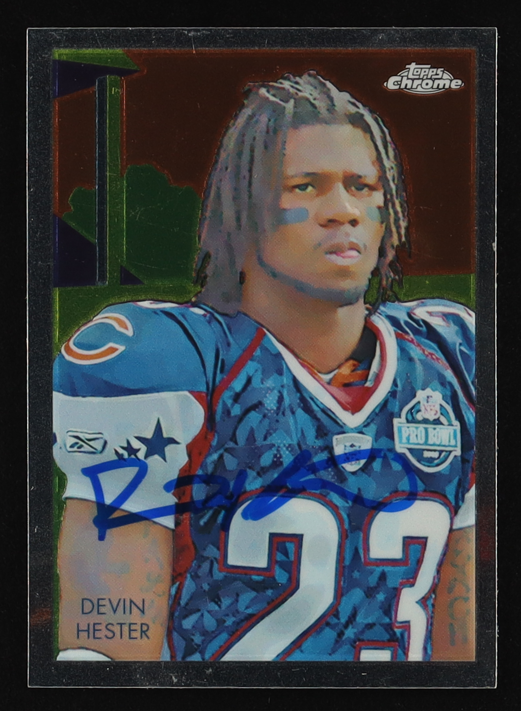 Devin Hester Signed 2009 Topps Chrome #C83 (JSA) at PristineAuction.com Devin Hester Signed 2009 Topps Chrome #C83 (JSA) at PristineAuction.com